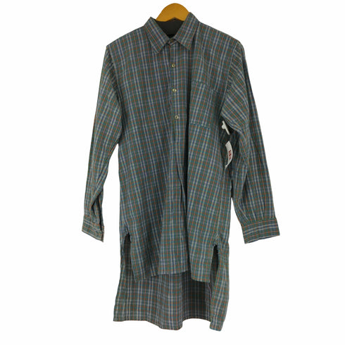 ノベル novel; 60S L/S チェックグランパシャツ メンズ UK:40