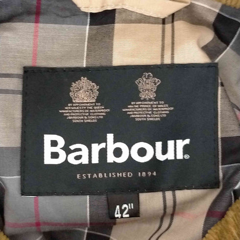 バブアー Barbour campbell ノンオイル メンズ UK:42