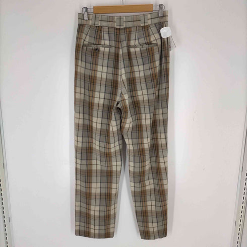 ロクビューティーアンドユースユナイテッドアローズ 6 BEAUTY & YOUTH UNITED ARROWS 毛ナイロン チェックパンツ レディース JPN:38