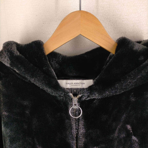 GALLS ADDICTION ジップアップ フリースパーカー メンズ JPN:4