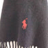 ポロラルフローレン POLO RALPH LAUREN イタリア製 ポニー刺繍 ウール フリンジマフラー メンズ ONE SIZE