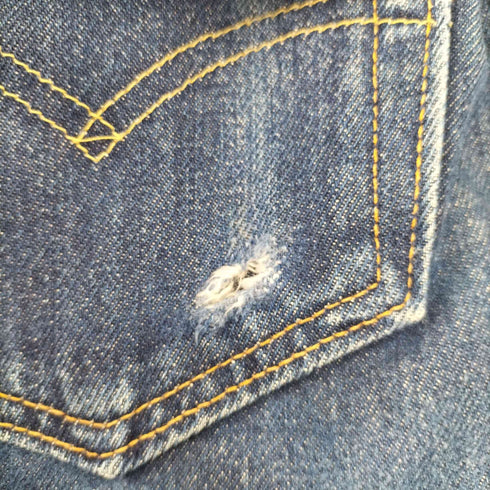 リーバイス Levis 米国製 501 BIG E 赤耳 ストレートデニムパンツ 内股シングル メンズ 30×32