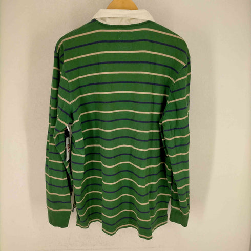ランズエンド LANDS END 00S ボーダーラガーシャツ L/S メンズ import:XL