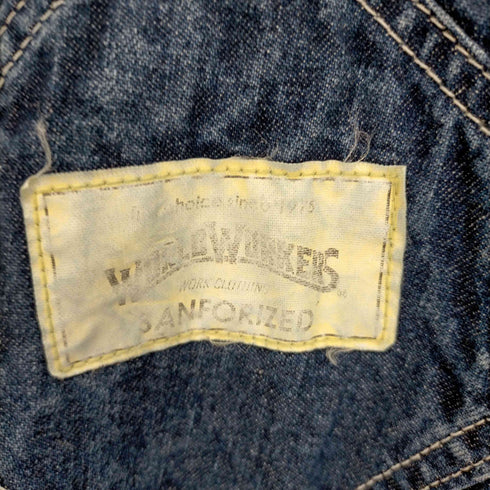 ビッグジョン BIG JOHN World Workers Overall ノンウォッシュインディゴ メンズ L