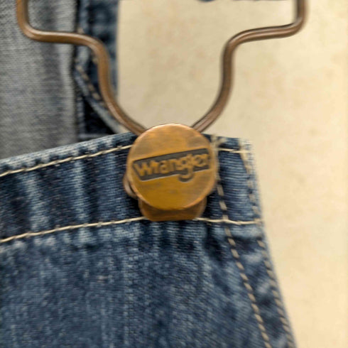 ラングラー Wrangler インディゴデニムオーバーオール メンズ M