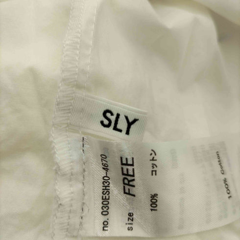 スライ SLY 21SS STAND GATHER RIBBON トップス レディース FREE