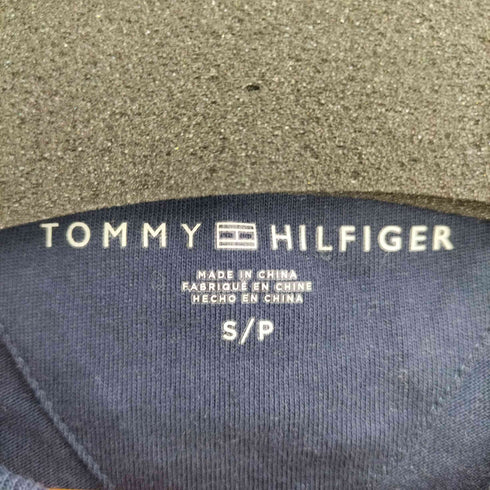 トミーヒルフィガー TOMMY HILFIGER フロントメッシュロゴ Tシャツ レディース import:S