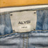 アリジ ALYSI ロールアップワイドデニムパンツ レディース