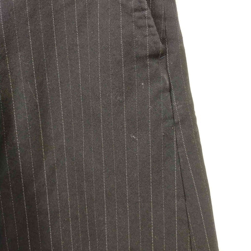 コムデギャルソンオムプリュス COMME des GARCONS HOMME PLUS ペンシルストライプ柄ハーフスラックスパンツ メンズ M