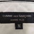 コムデギャルソンオムプリュス COMME des GARCONS HOMME PLUS ペンシルストライプ柄ハーフスラックスパンツ メンズ M