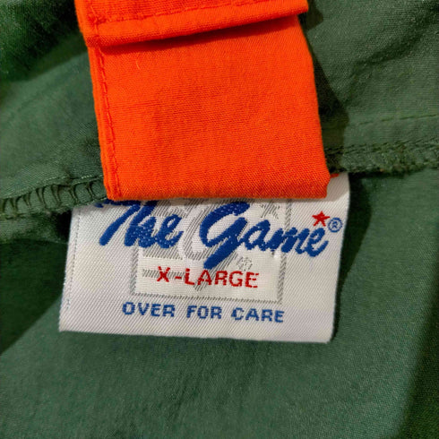 The GAME フットボールチーム刺繍 アノラックパーカー メンズ import:XL