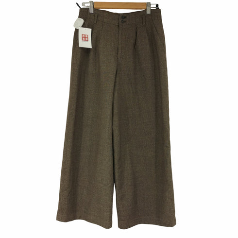 ドニーユ DoNEEyu ラメ加工 レーヨン混 2タックスラックス メンズ 38