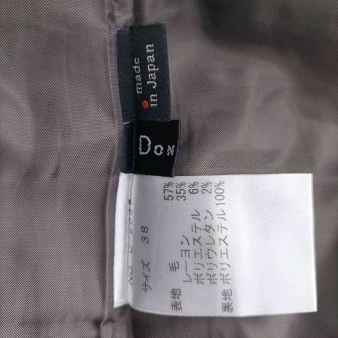 ドニーユ DoNEEyu ラメ加工 レーヨン混 2タックスラックス メンズ 38