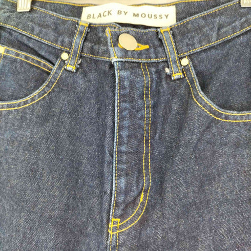 ブラックバイマウジー BLACK by moussy PUNA one wash denim レディース 24