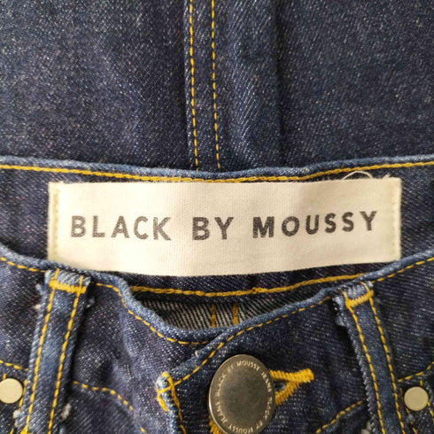 ブラックバイマウジー BLACK by moussy PUNA one wash denim レディース 24