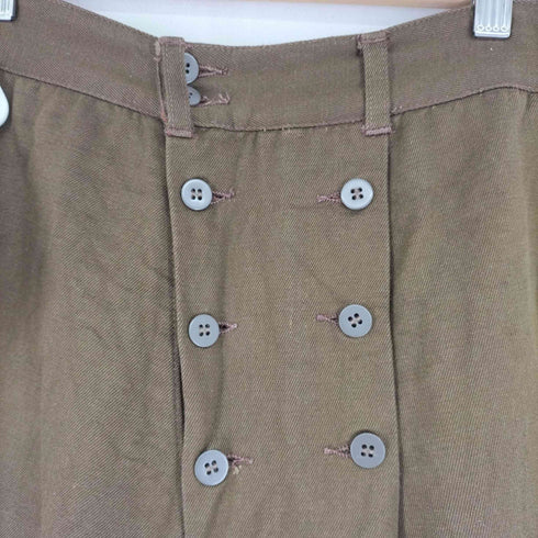 MADE IN ITALY レーヨンナイロン バイアス ダブルボタンスラックス メンズ 44