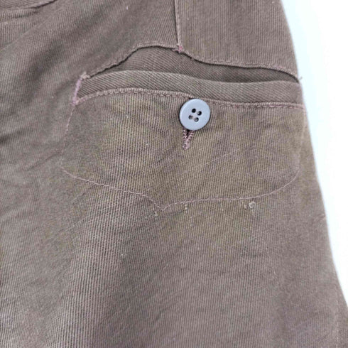 MADE IN ITALY レーヨンナイロン バイアス ダブルボタンスラックス メンズ 44