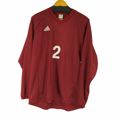 アディダス adidas 00s 両面ナンバリング L/S ゲームシャツ メンズ JPN:M
