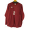 アディダス adidas 00s 両面ナンバリング L/S ゲームシャツ メンズ JPN:M