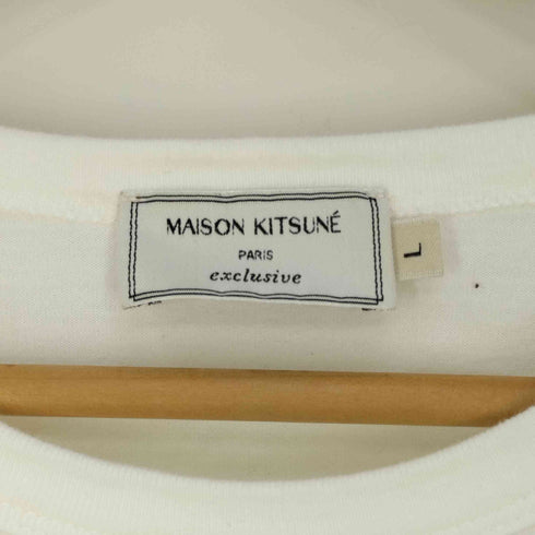 メゾンキツネ maison kitsune PALAIS ROYAL TEE クルーネックTシャツ メンズ import:L
