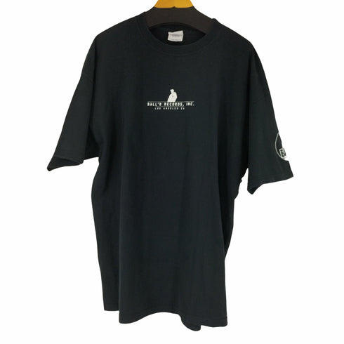 OPTIMA 00s 2004 袖x両面プリント オーバーサイズTシャツ HIPHOP メンズ import:XXL