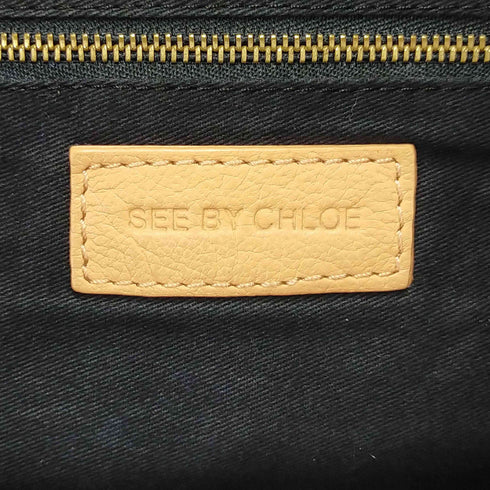 シーバイクロエ SEE BY CHLOE ロゴレザー ハンドバック レディース