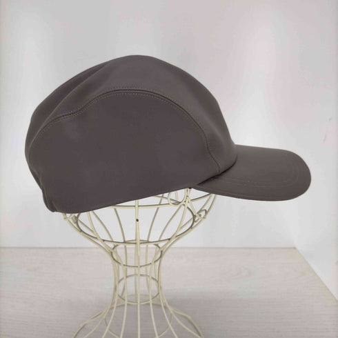 キジマタカユキ KIJIMA TAKAYUKI LAMB LEATHER TRUCKER CAP メンズ 1