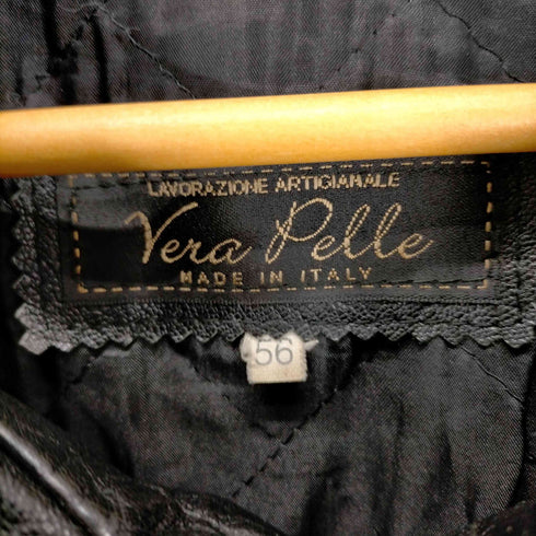 ベラペレ VERA PELLE MADE IN ITALY レザーコート メンズ 56