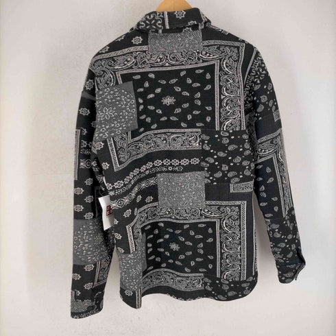 ザラ ZARA スナップボタン ペイズリージャケット メンズ import:L