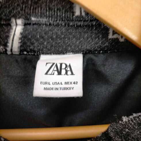 ザラ ZARA スナップボタン ペイズリージャケット メンズ import:L