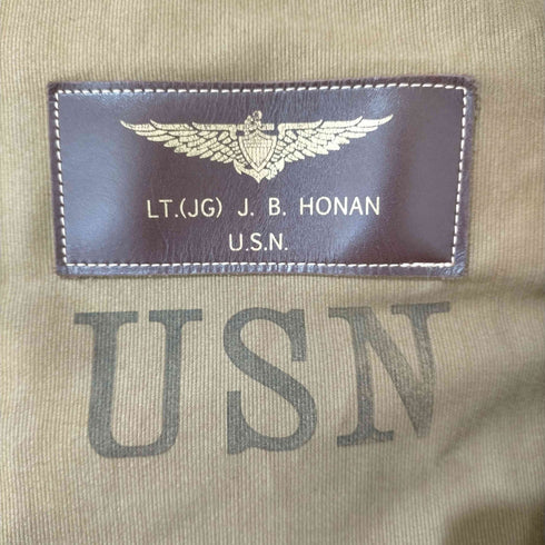 バズリクソンズ BUZZ RICKSONS 30S復刻モデル 37-J-1 USN フライトジャケット ジャングルクロス メンズ US:42