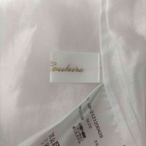 アンドクチュール And Couture シアーボウタイブラウス レディース 38