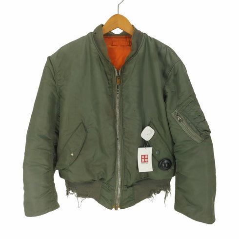 ユーエスエアフォース US AF 70S MA-1 フライトジャケット ALPHA INDUSTRIES INC. 72年製 メンズ Medium
