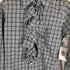 ラルフローレンスポーツ RALPH LAUREN SPORT 90s slim fit チェック柄フリルシャツ レディース 8