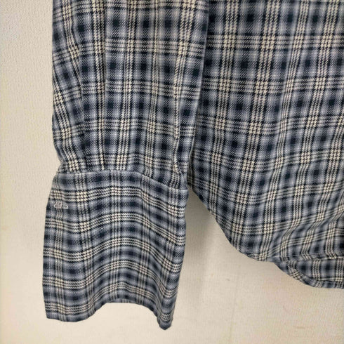ラルフローレンスポーツ RALPH LAUREN SPORT 90s slim fit チェック柄フリルシャツ レディース 8