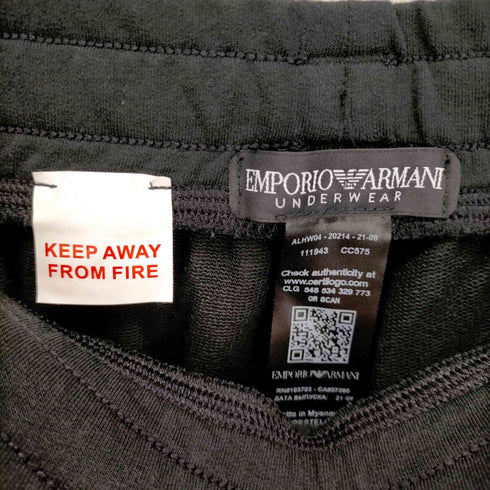 エンポリオアルマーニ EMPORIO ARMANI ロゴ刺繍スウェットパンツ メンズ JPN:XL