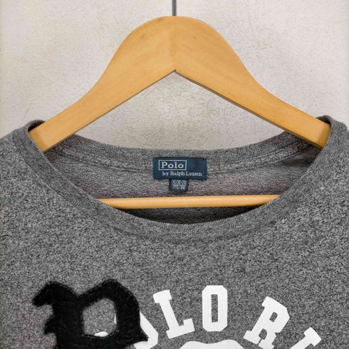 ポロバイラルフローレン Polo by RALPH LAUREN ワッペンロゴプリント長袖カットソー メンズ JPN:XL
