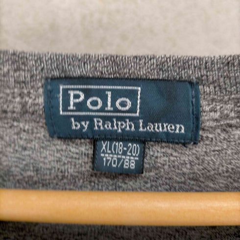 ポロバイラルフローレン Polo by RALPH LAUREN ワッペンロゴプリント長袖カットソー メンズ JPN:XL