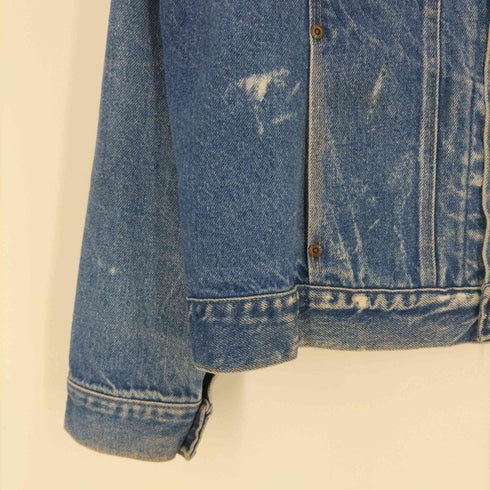 フルギ RUSTLER 70-80s USA製 背面ペイント デニムジャケット メンズ import:XL