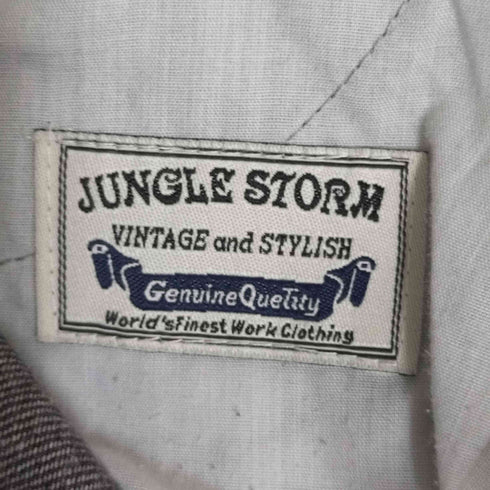 ジャングルストーム JUNGLE STORM ワイドクレイジーパターン パッチワークデニムパンツ メンズ JPN:L