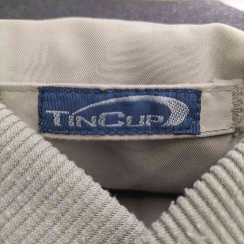 TINCUP フロントロゴ リバーシブル チェックブルゾン メンズ