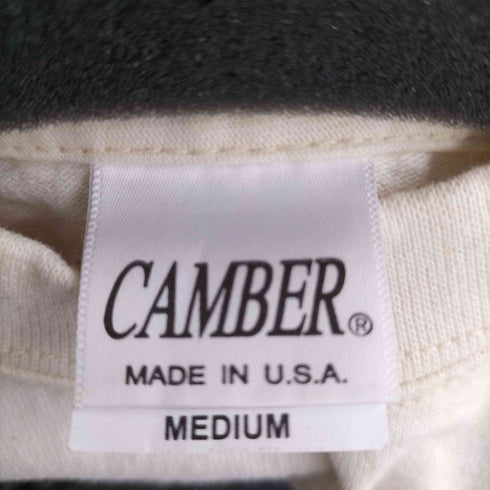 キャンバー CAMBER MADE IN USA 片ポケ 生成りTシャツ メンズ import:M