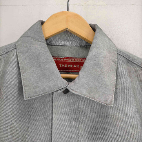 TAG WEAR 光沢 デニムジャケット メンズ JPN:M