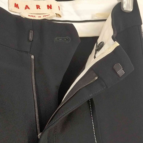 マルニ MARNI ラインステッチ ワイドトラウザーズ メンズ 38