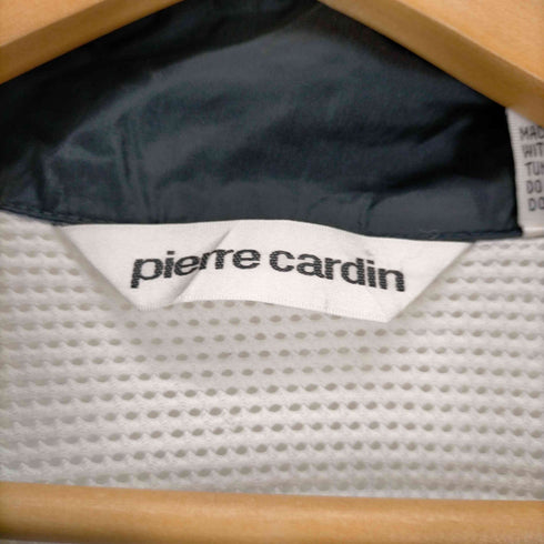 ピエールカルダン pierre cardin フロントロゴ刺繍ナイロンジップジャケット メンズ JPN:L