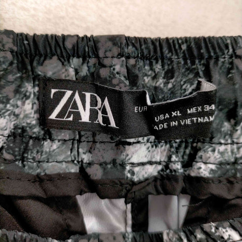 ザラ ZARA リフレクトプリントイージーパンツ メンズ JPN:XL