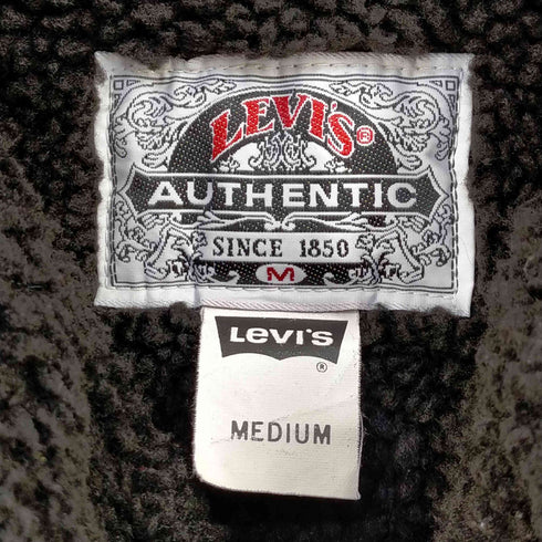 リーバイス Levis 70629-4159 BLACK DENIM SHERPA TRUCKER JACKET メンズ import:M