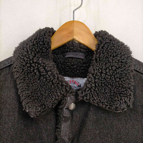 リーバイス Levis 70629-4159 BLACK DENIM SHERPA TRUCKER JACKET メンズ import:M
