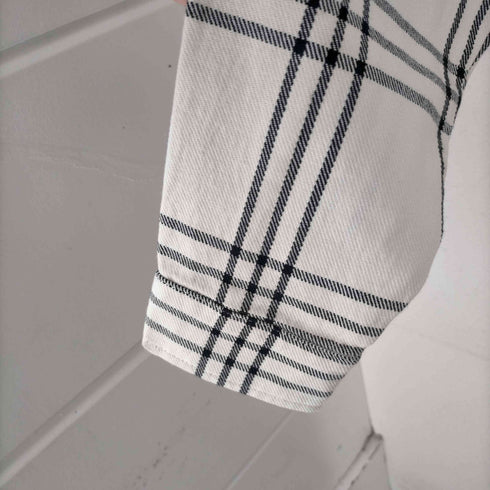 ザラ ZARA チェック柄ジップブルゾン メンズ JPN:M