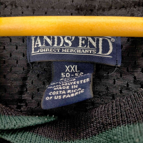 ランズエンド LANDS END フロントロゴ刺繍 Vネック ピステ メンズ JPN:XXL